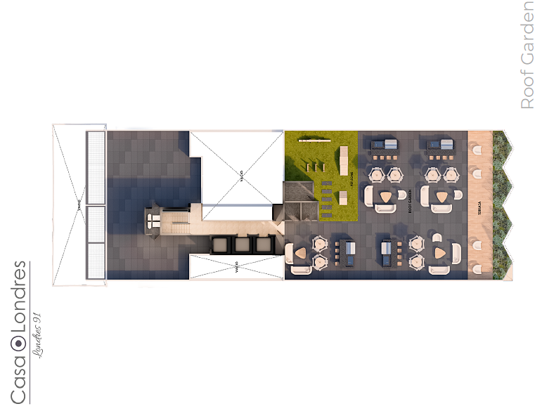 9 de 9: Roof Garden Común