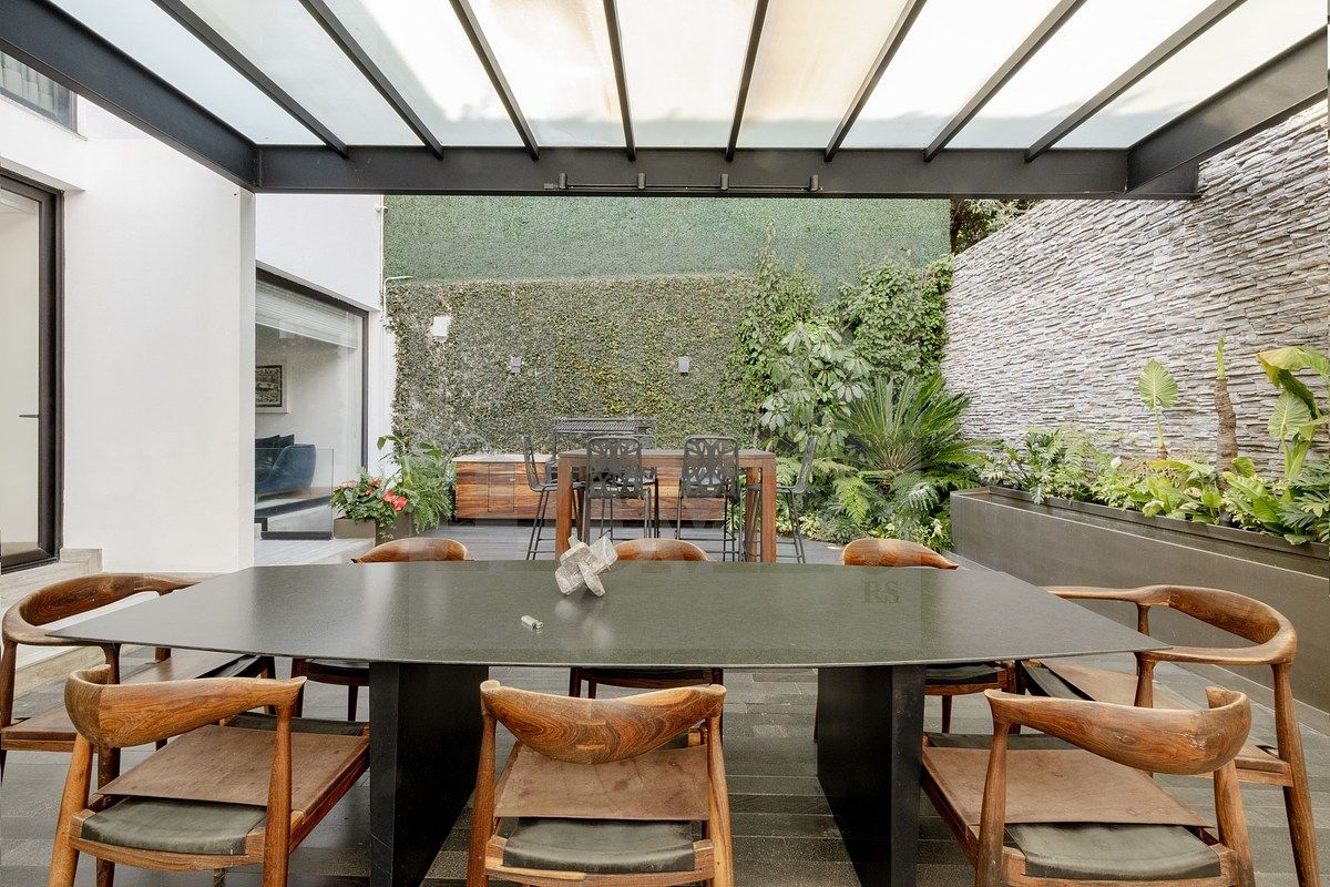 16 de 25: Terraza con asador