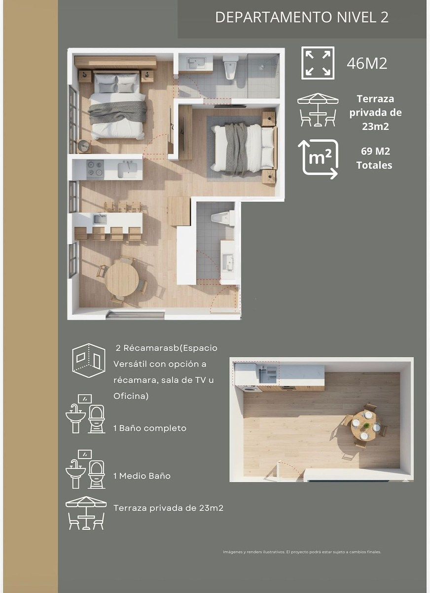 Apartamento em San José del Bajío, Zapopan, foto 3 de 6