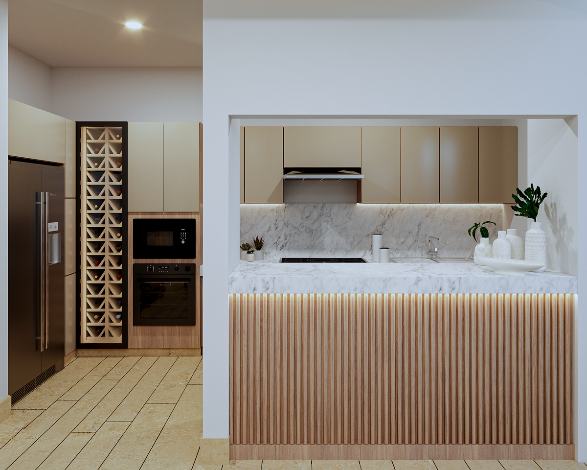 3 de 13: Cocina en Concepto Abierto