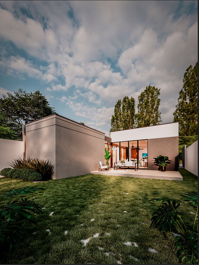 8 de 19: Fachada Posterior