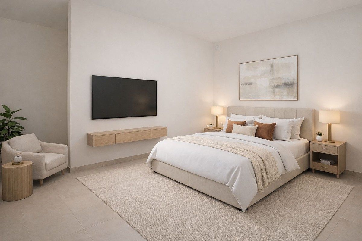 17 of 24: This is a stage photo. The house does not have any furniture