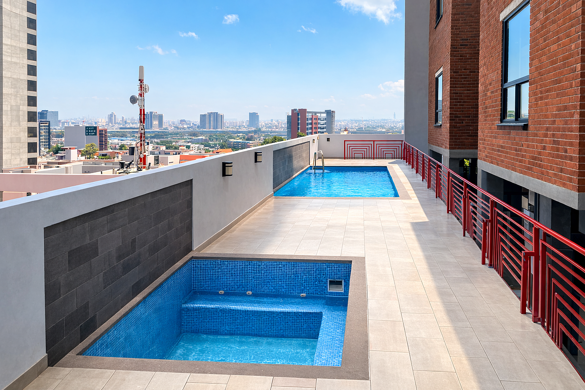 6 de 7: Alberca y jacuzzi