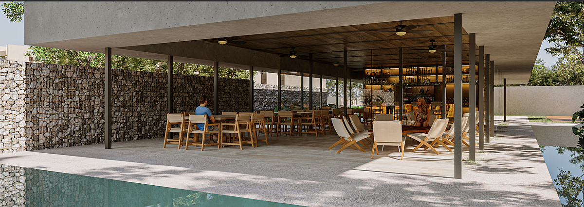 7 de 9: Terraza y Alberca