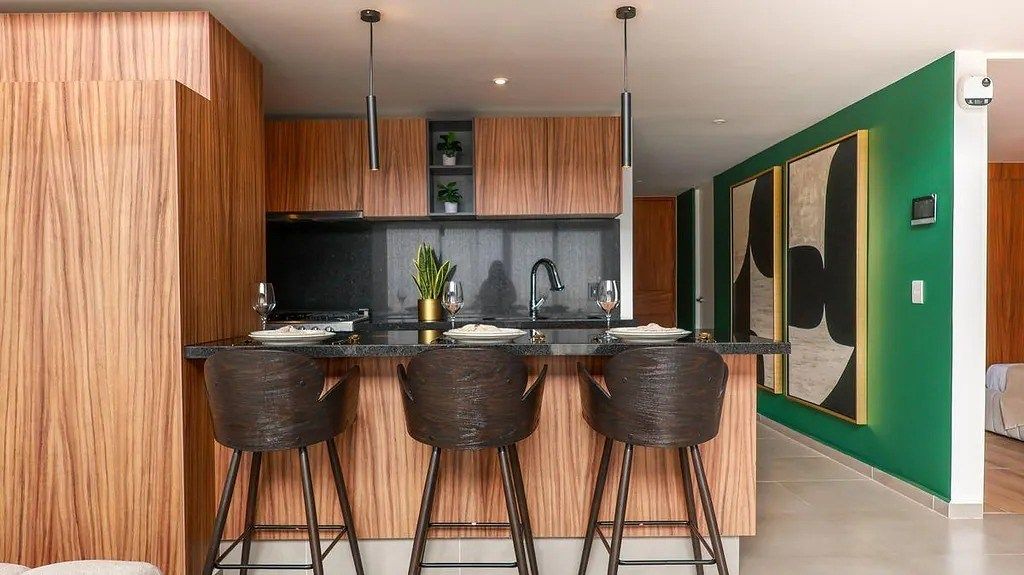 6 de 16: Barra desayunadora