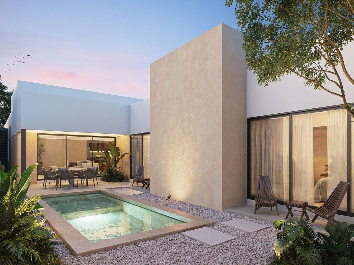 CASA DE UNA SOLA PLANTA EN VENTA EN MERIDA, YUCATAN EN FINISTERRE, CHOLUL - foto 5