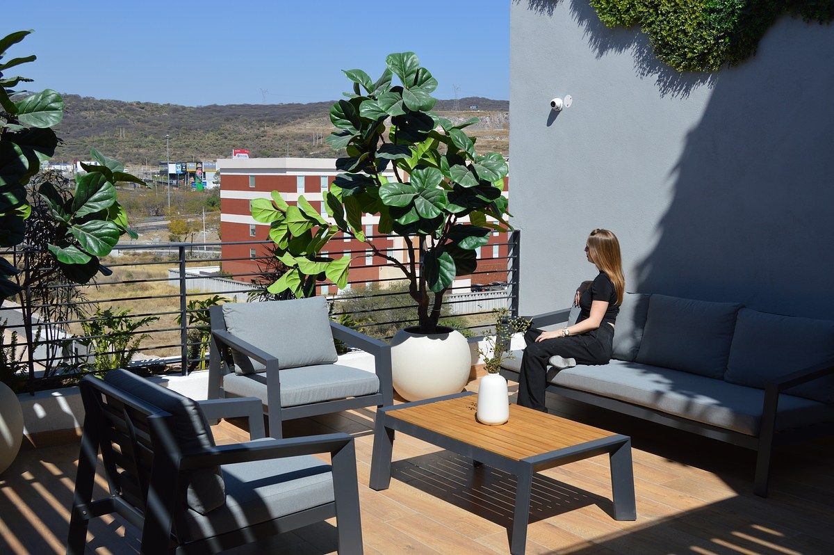 42 de 42: Terraza apergolada en Áreas Comunes