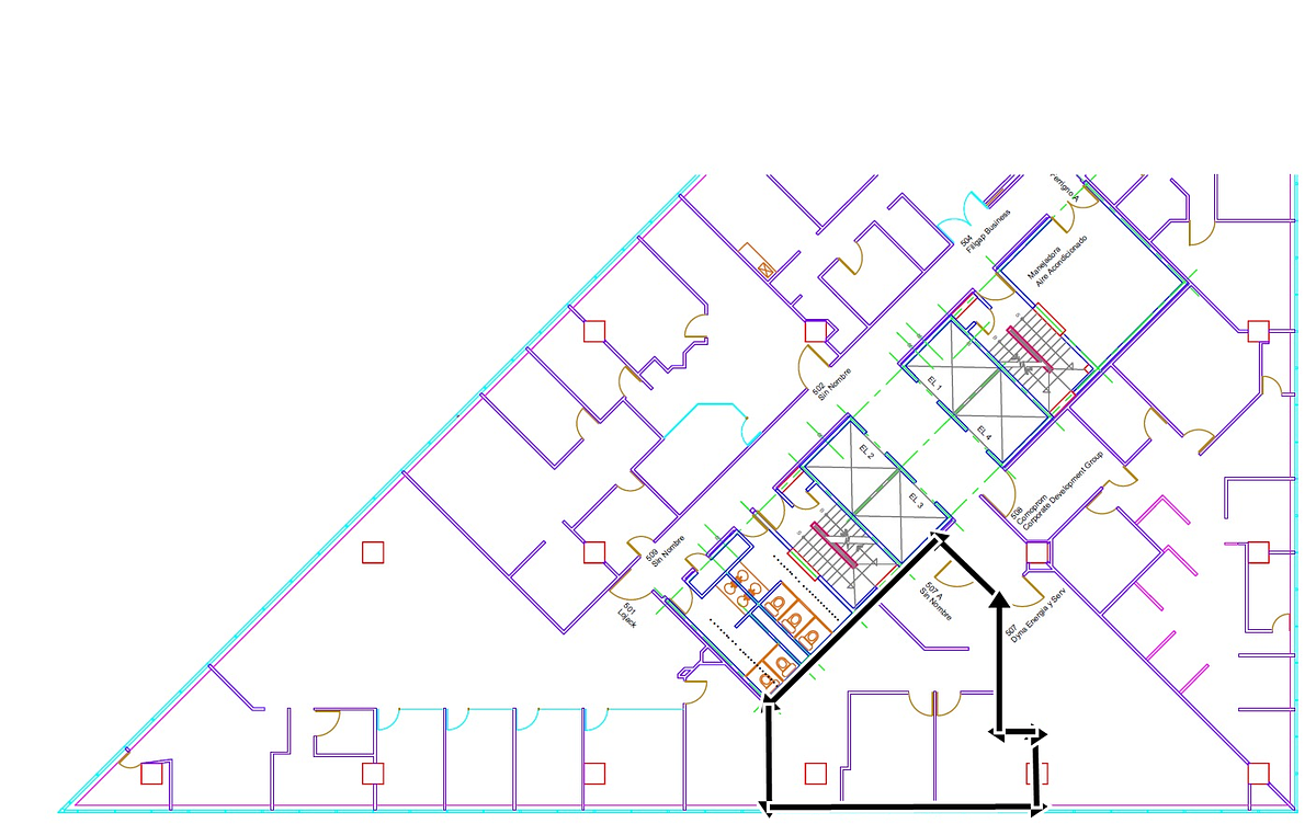 11 de 14: Plano de ubicación en el piso
