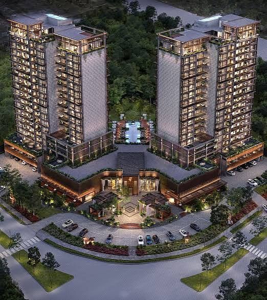 1 de 18: Toma aérea del complejo