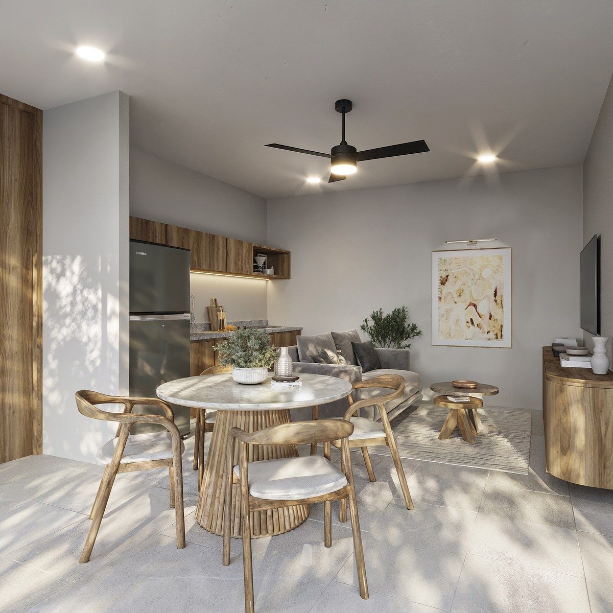 Departamento en Venta de 1 Recámara en Zitá, Dzityá Modelo A