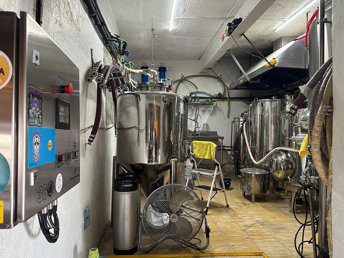 32 of 34: Machinery room for brewery  (reference)