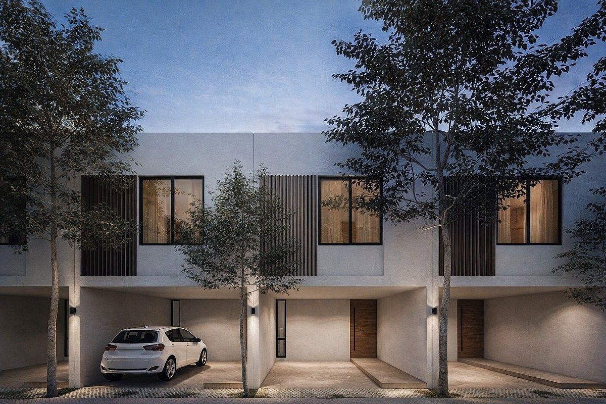 6 de 9: Fachada Vista Nocturna