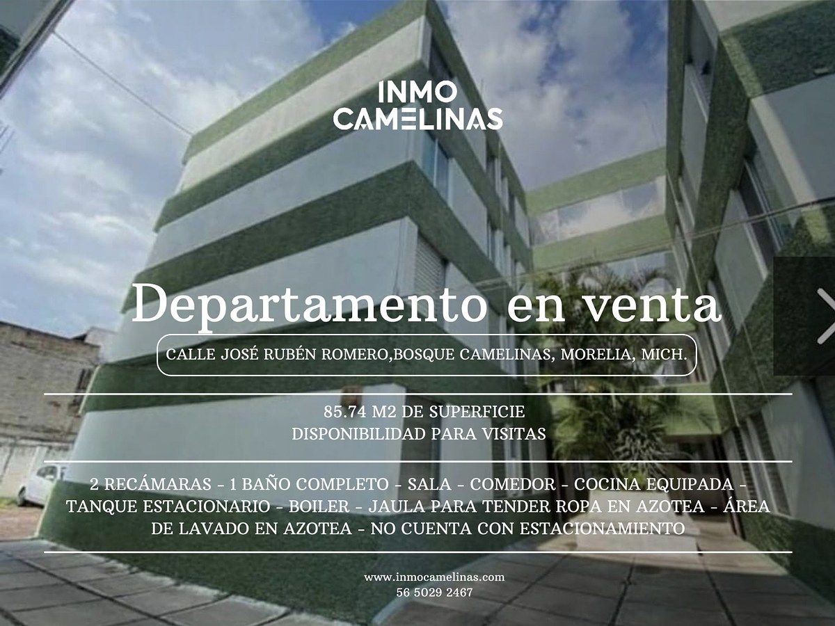 APARTMENT FOR SALE!  BOSQUE CAMELINAS, MORELIA, MICHOACÁN, photo 1 of 12