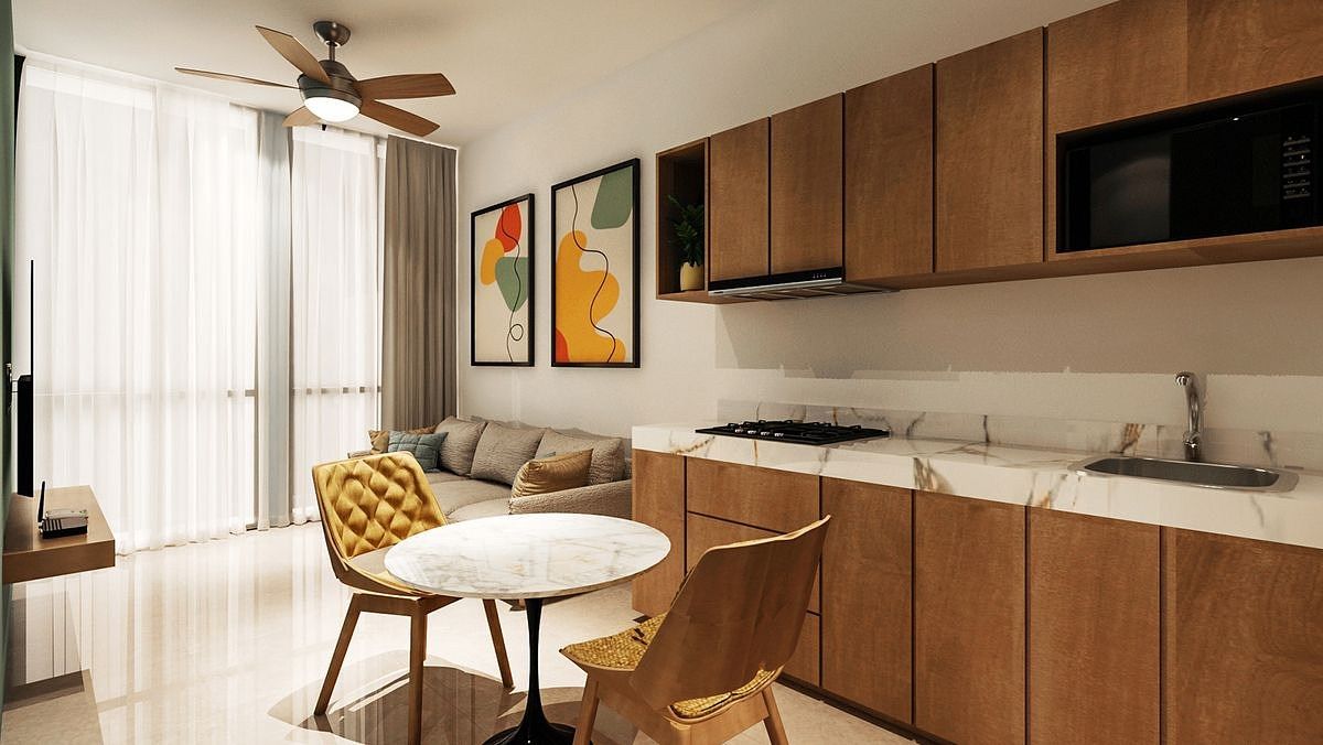DEPARTAMENTO AMUEBLADO EN VENTA EN MERIDA YUCATAN EN FACETA, CHUBURNA - foto 2