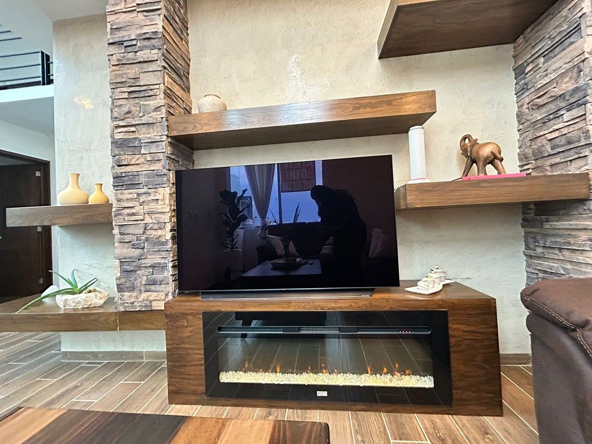 3 de 13: CALEFACTOR EFECTO CHIMENEA