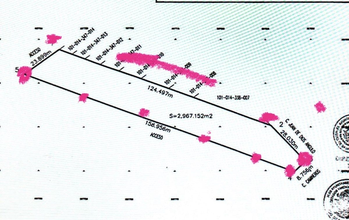23 de 23: ubicación de mojoneras