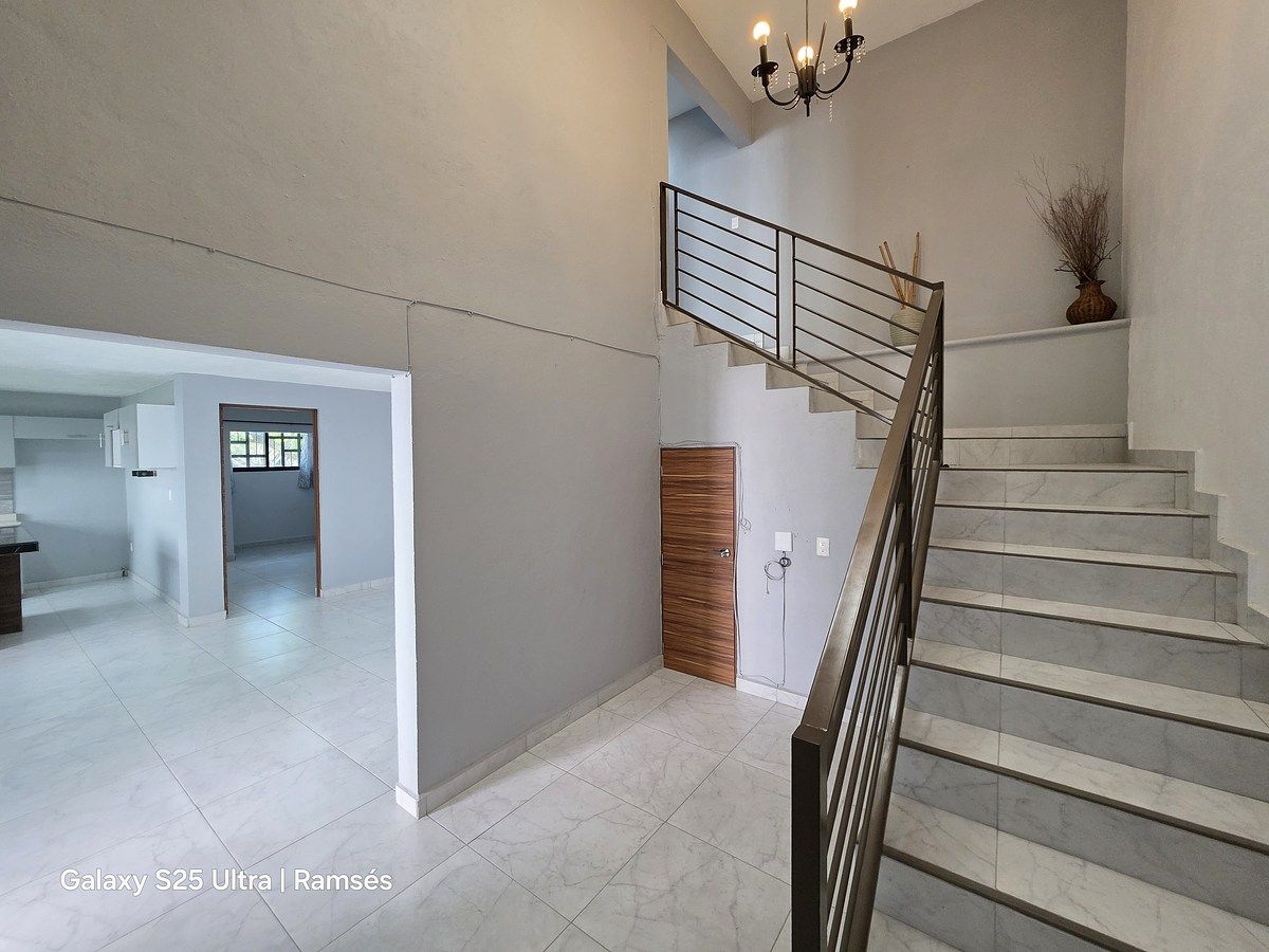 19 de 20: Escaleras con bodega de insumos.