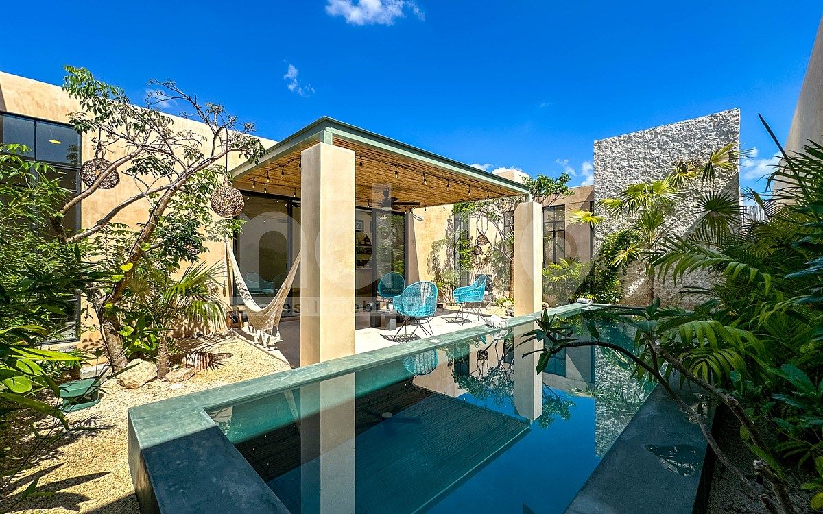 Casa de Una Planta en Venta en Mérida, Modelo Tiki Tiki en Cholul
