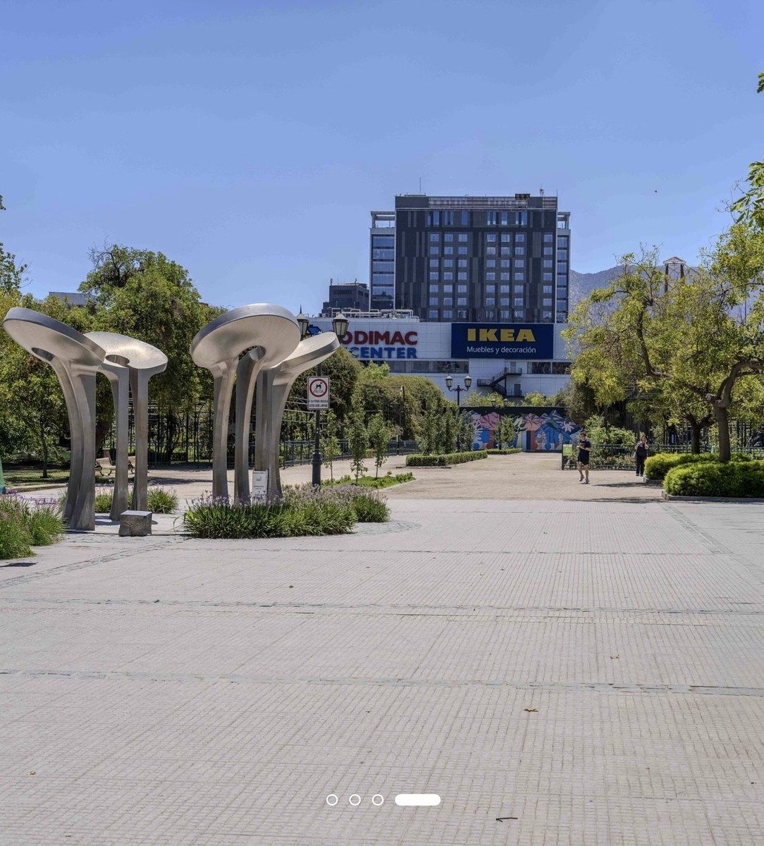 Departamento frente Parque Araucano