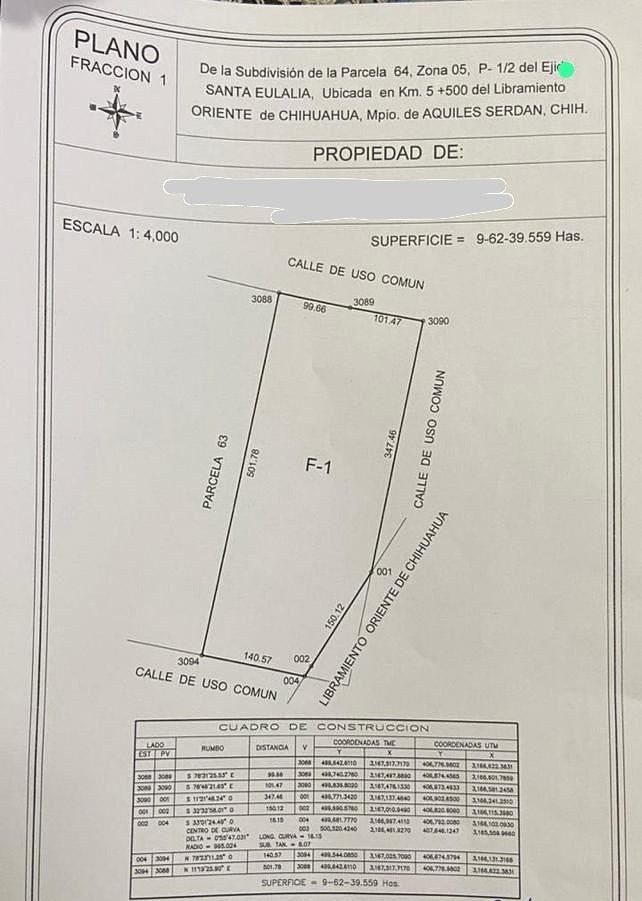 Lot in 11 de Febrero, Chihuahua, photo 3 of 3