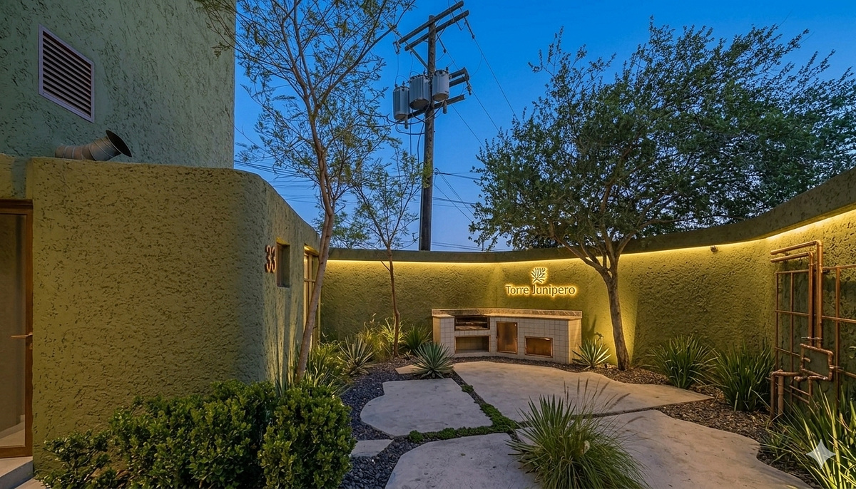 2 of 6: Patio con area de asador