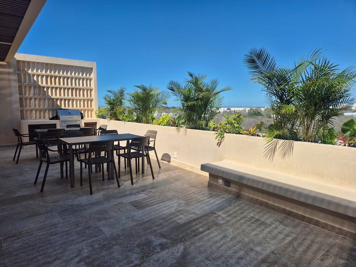 13 de 36: Roof top con area para asador