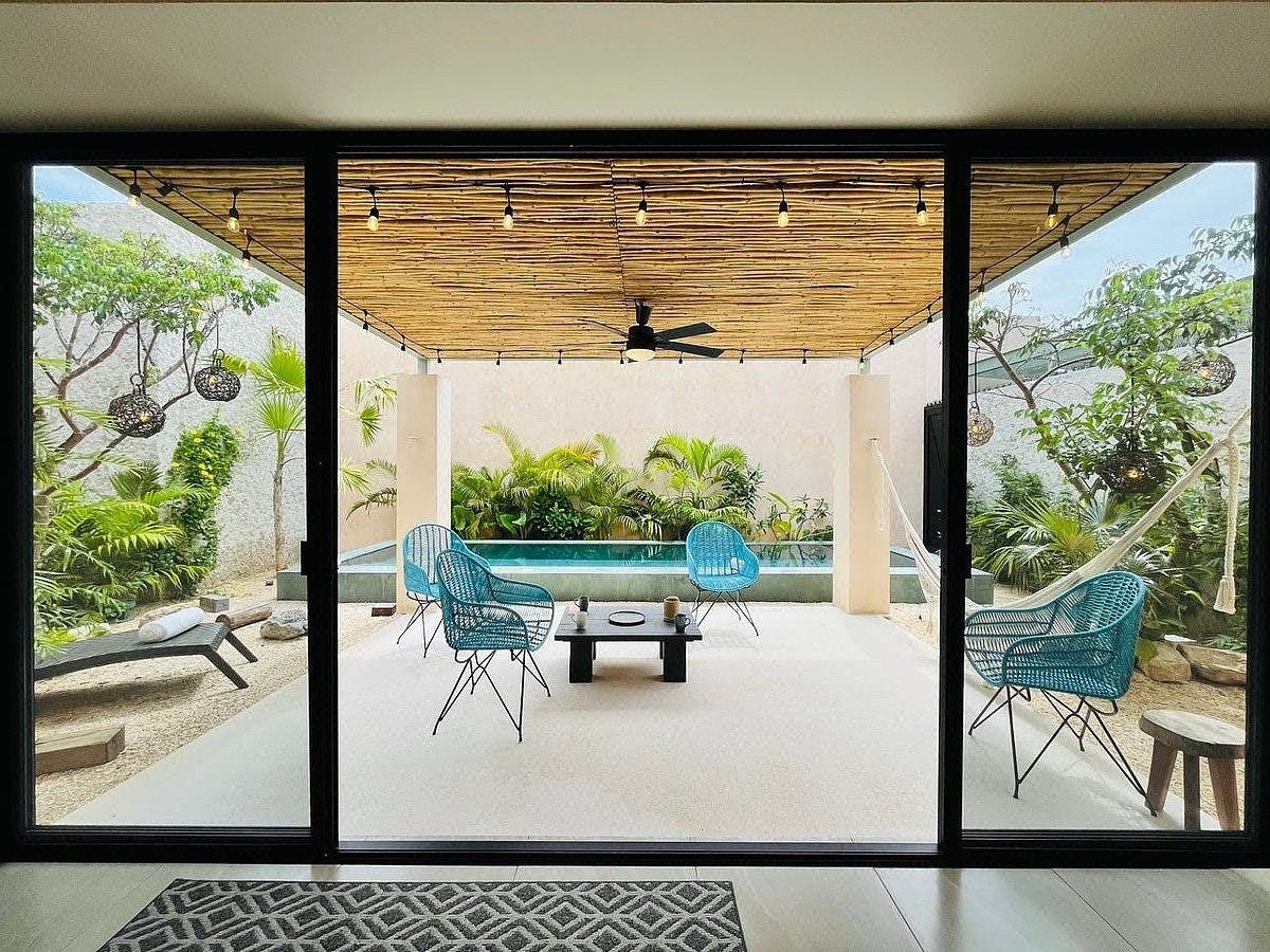 Casa en Venta de un Piso con Alberca y Terraza en Mérida Yucatán en Cholul
