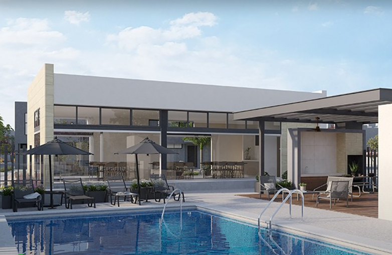 18 de 22: Casa Club y alberca frente a la casa