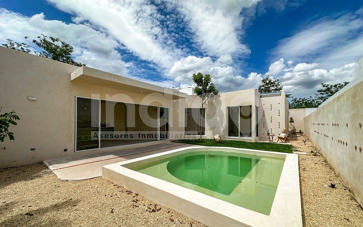 Casa de Una Planta en Venta en Mérida Modelo Nuub en Privada Yaxlum, Yaxkukul