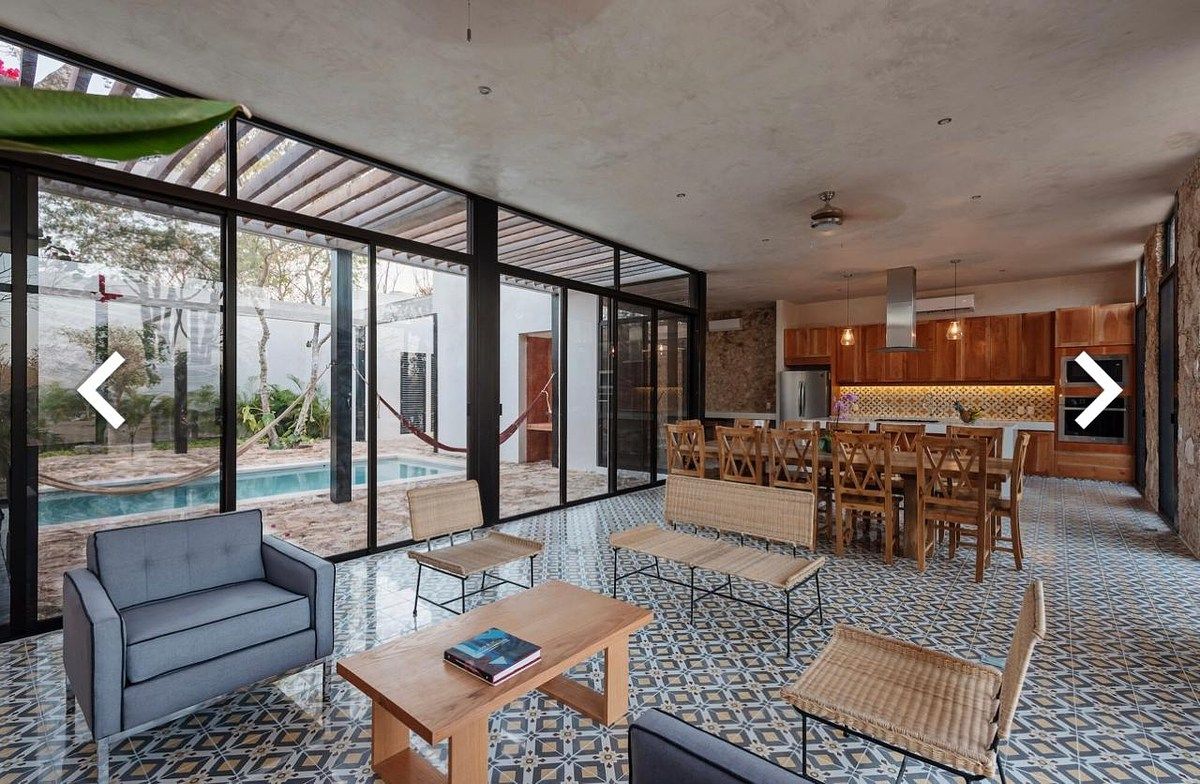 2 de 32: sala y cocina casa principal