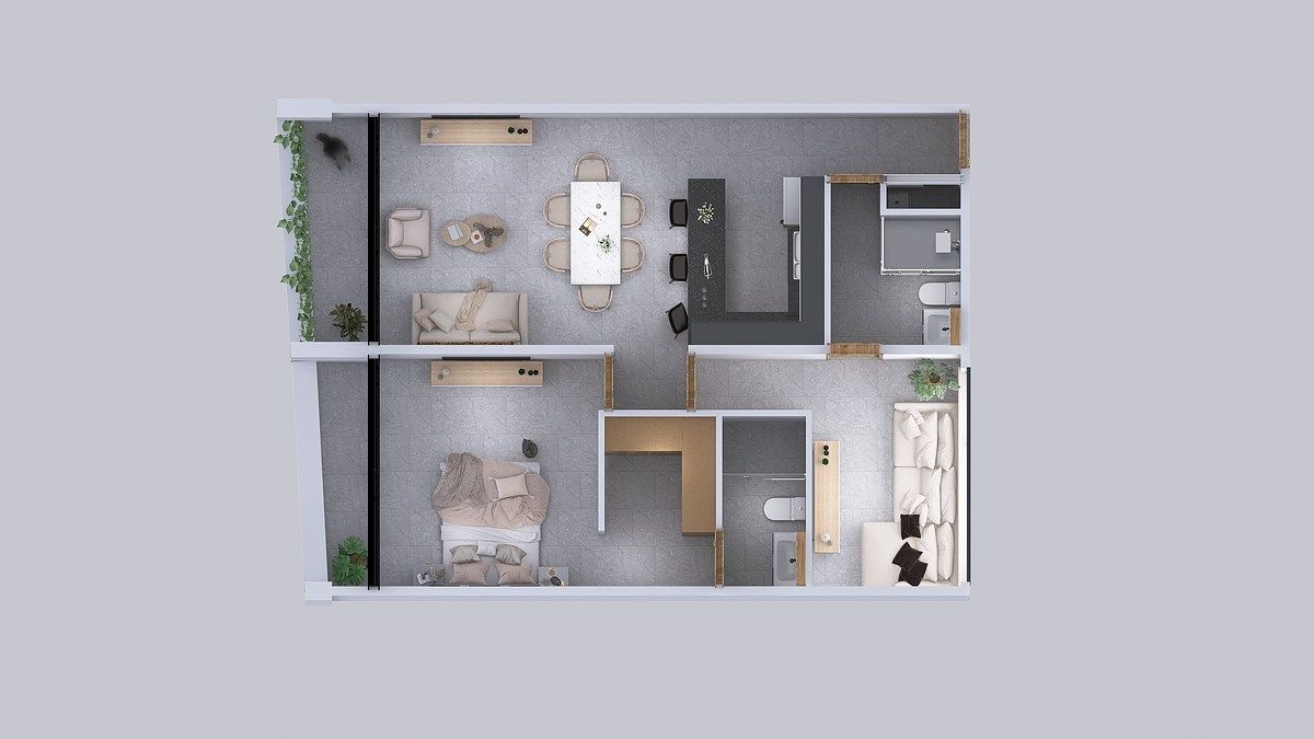 7 de 7: Tipo 4 (Flex como Sala)