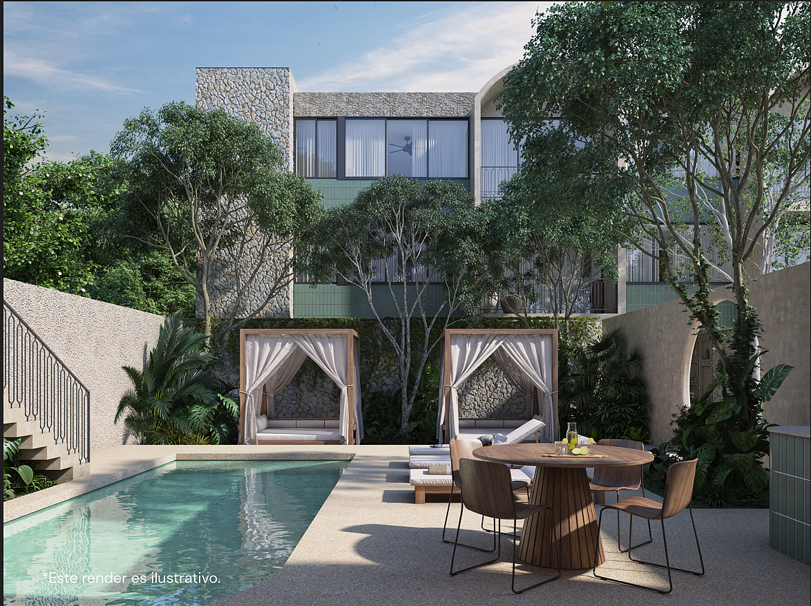 9 de 10: Alberca y Asoleaderos