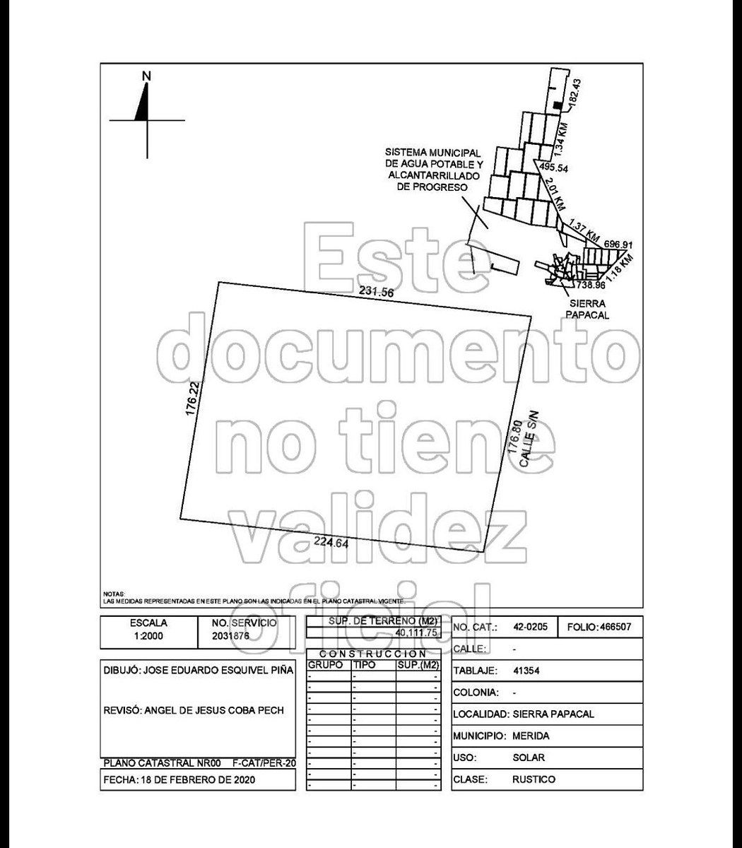 TERRENO EN VENTA EN SIERRA PAPACAL YUCATÀN - foto 1