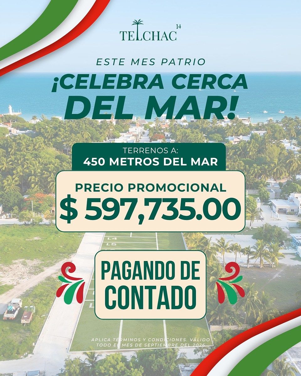 Terreno en Venta en Telchac 14, Telchac Puerto, foto 1 de 16