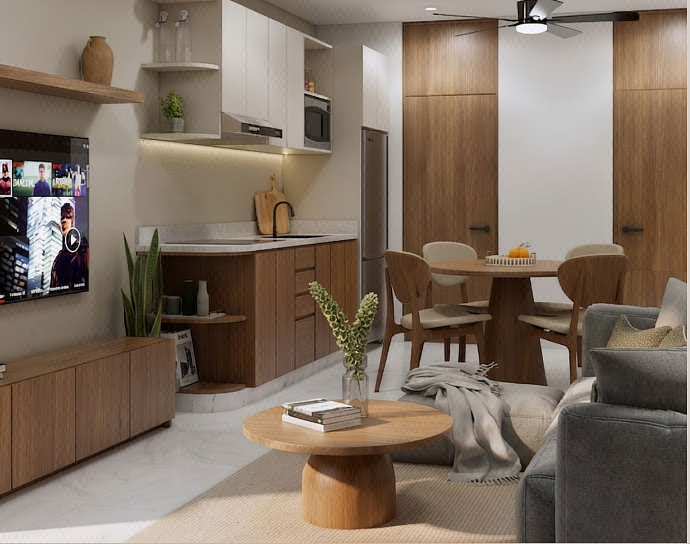 Departamento en Venta en Temozon Norte, Merida con Elevador