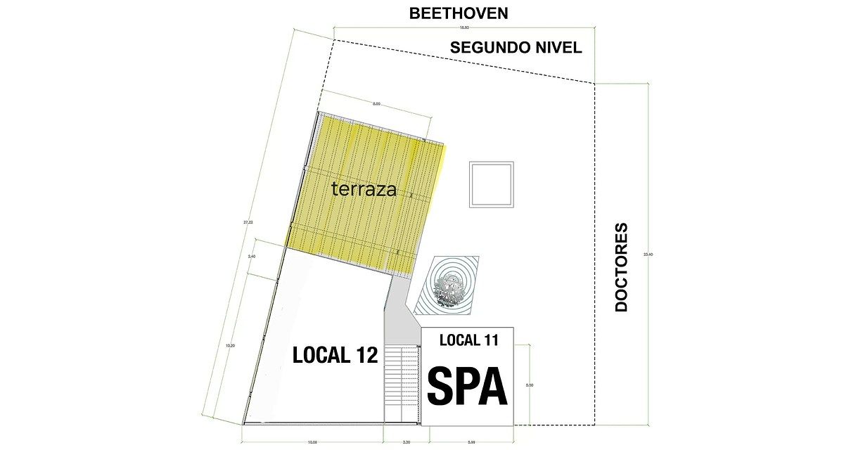 4 de 11: Area interior de 102 m2 y terraza de uso exclusivo de 76m2