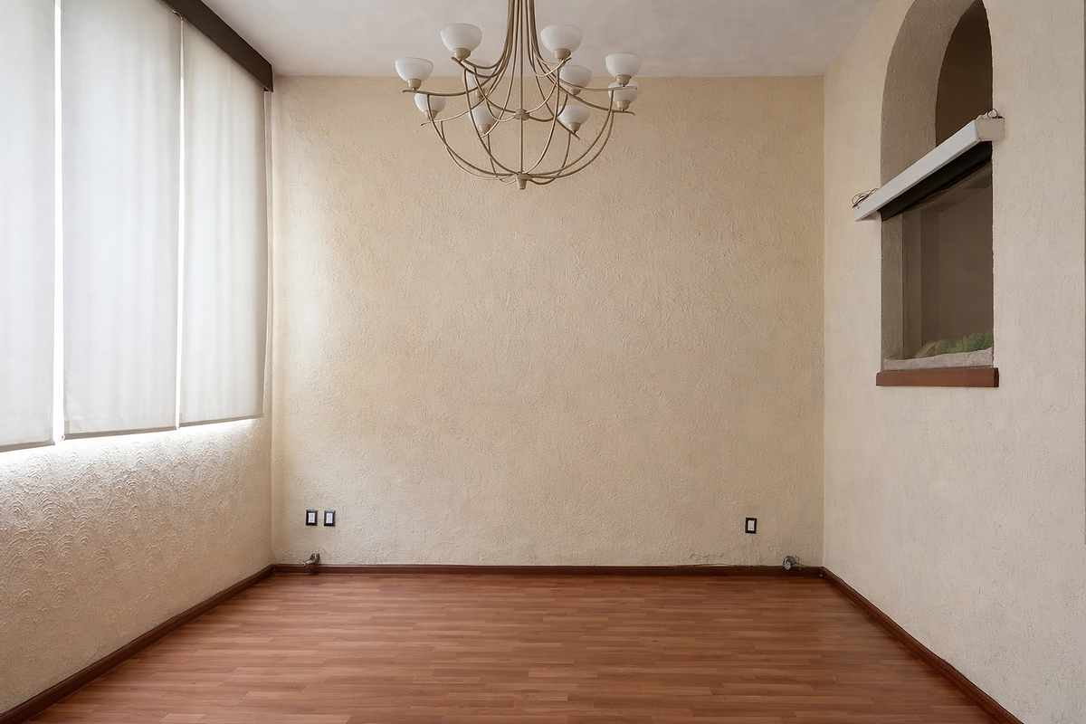 9 de 14: Sala amplia con excelente entrada de luz natural