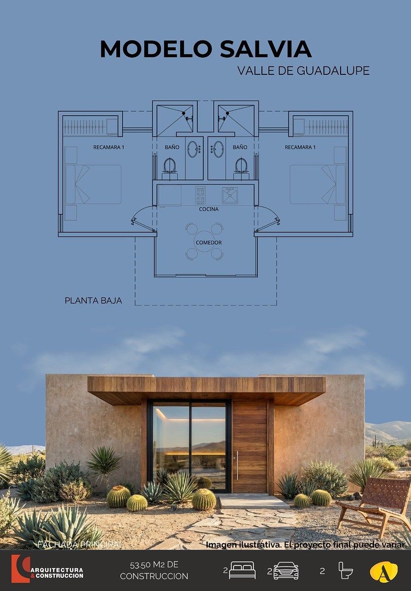 1 de 1: Proyecto cabaña para cualquier ubicación