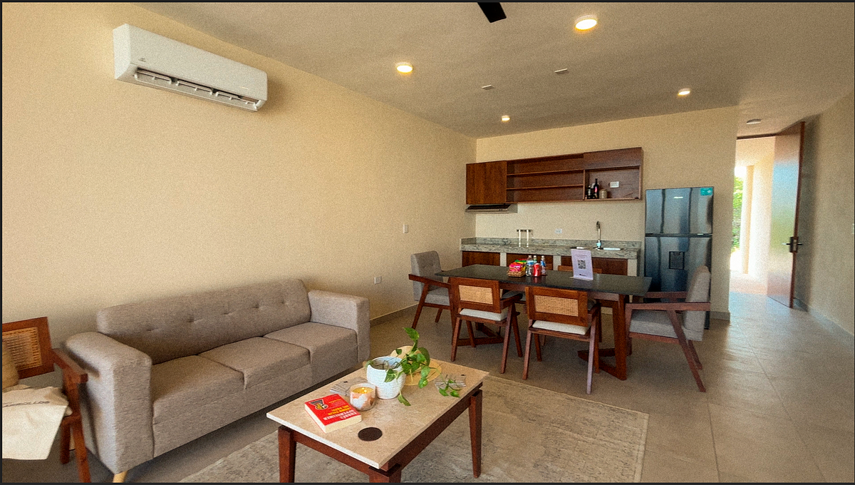 2 de 10: Sala, Comedor y Cocina