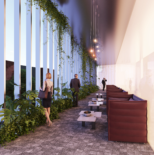 4 of 8: Terraza de oficina