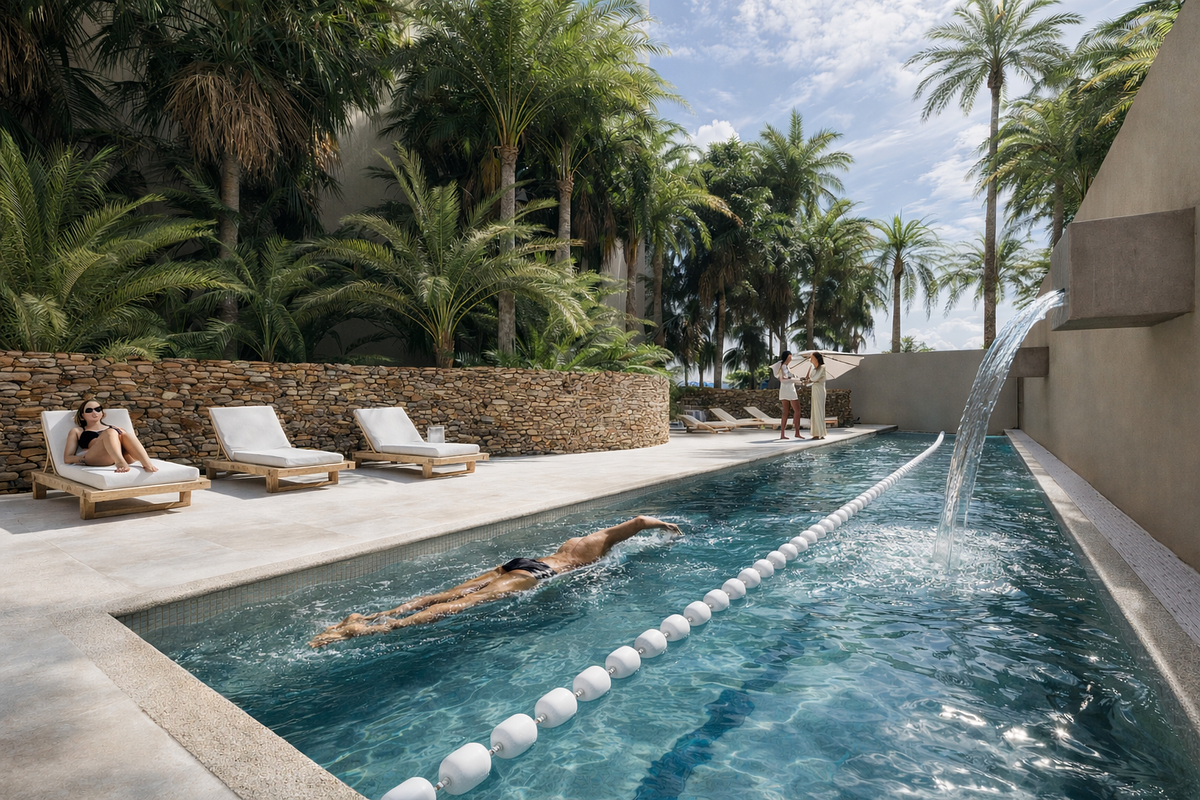 3 of 24: Alberca Semi Olímpica (25mts)