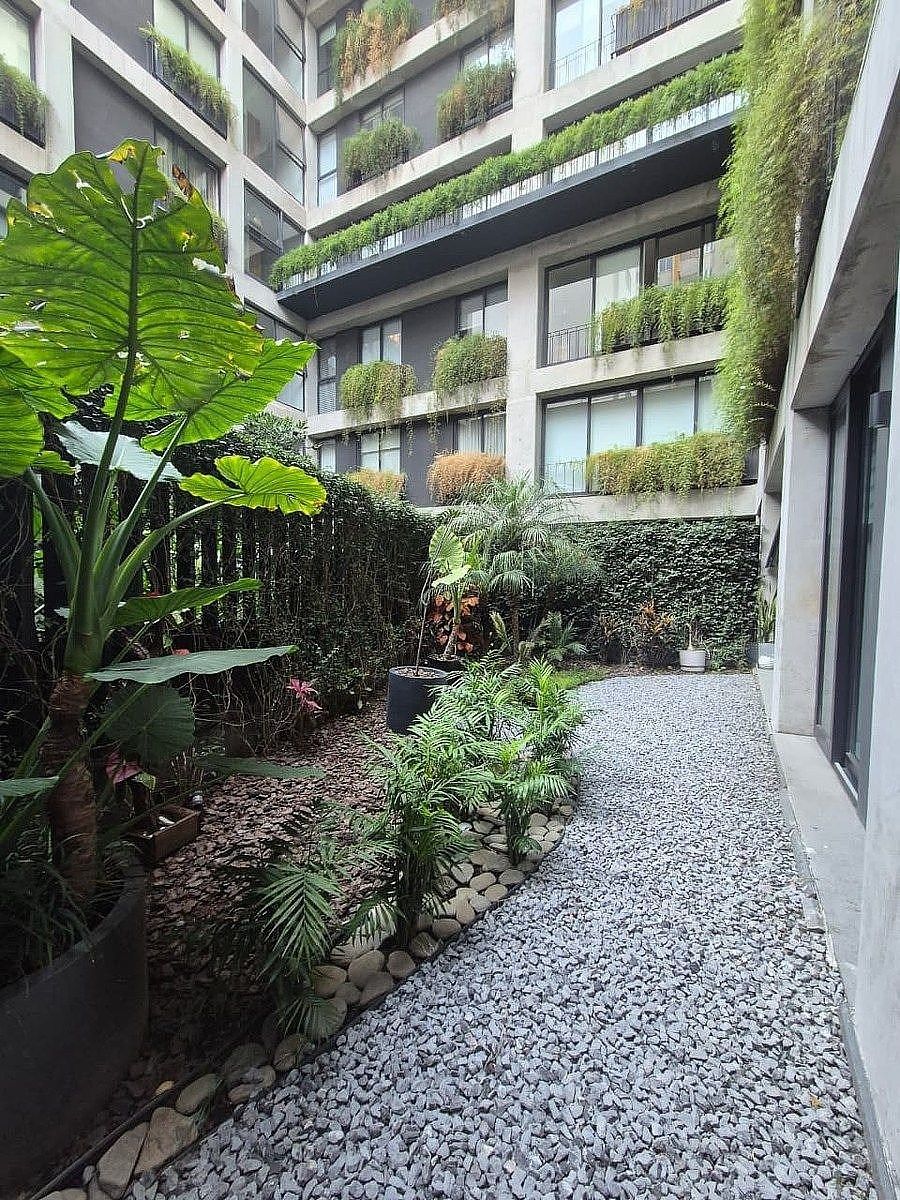 22 de 25: Jardín privado