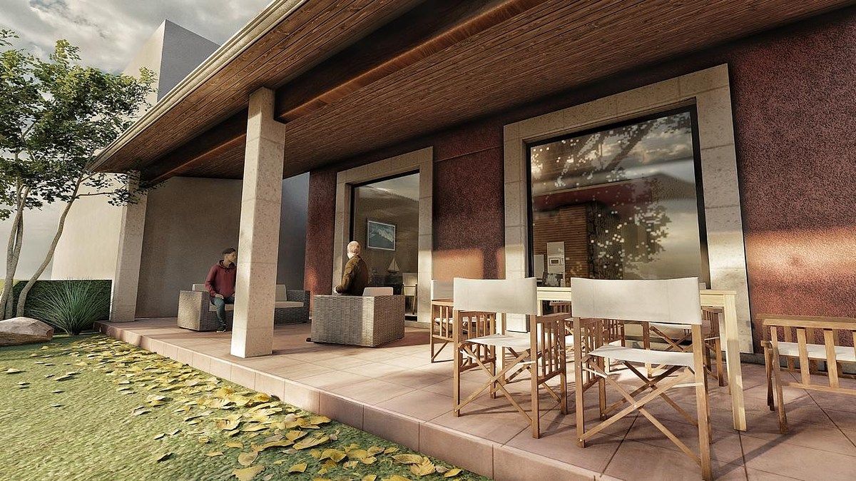 3 de 14: Terraza interior