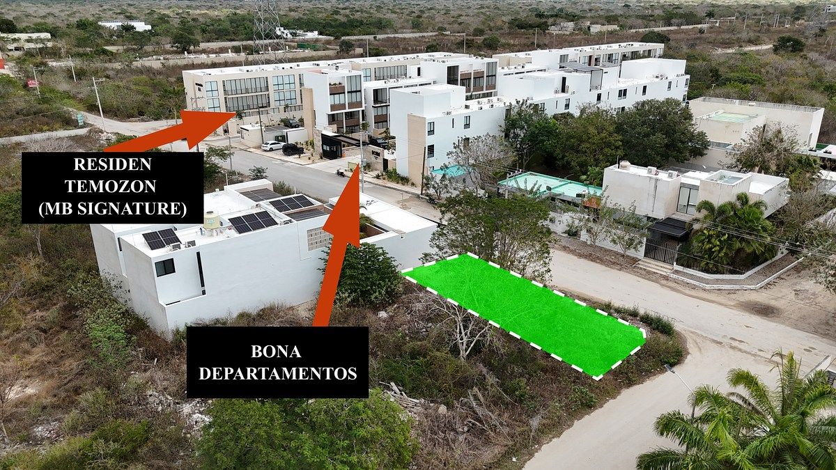 EN VENTA TERRENO EN ESQUINA UBICADO EN TEMOZÓN NORTE - foto 2