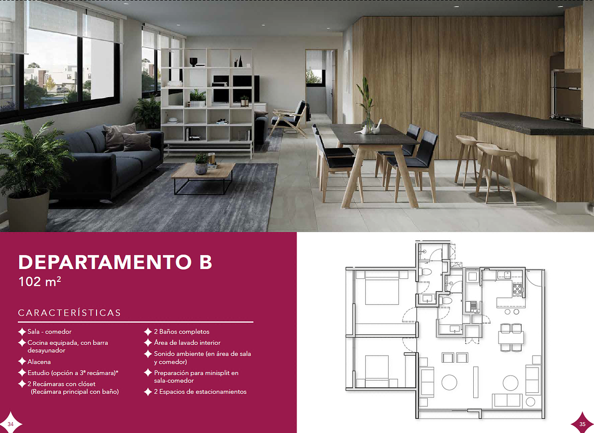 Depa Zarú Oasis High Residence en Venta Modelo "B"