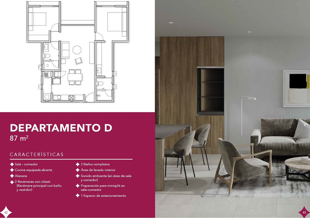 Depa Zarú Oasis High Residence en Venta Modelo "D"