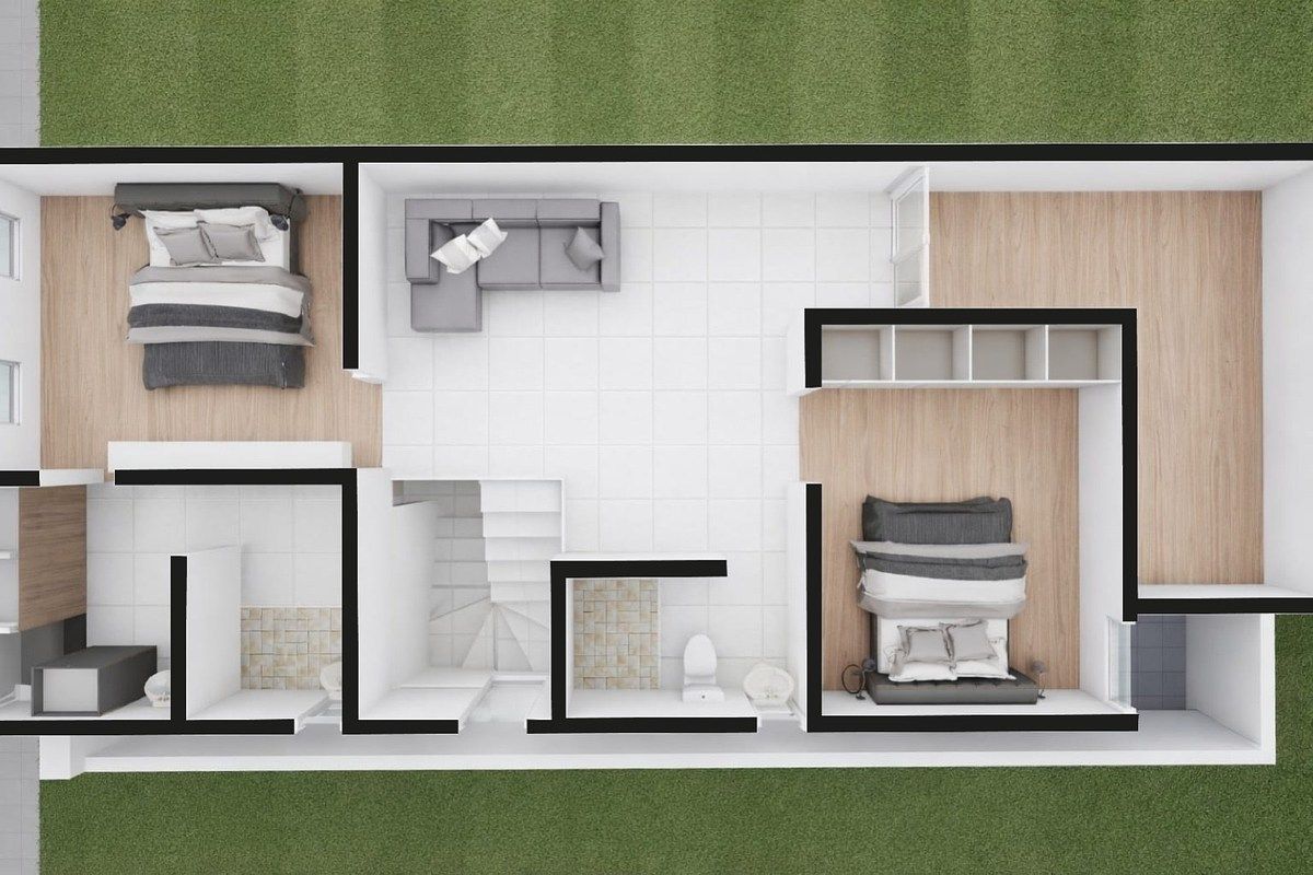 Render planta alta, foto 4 de 4