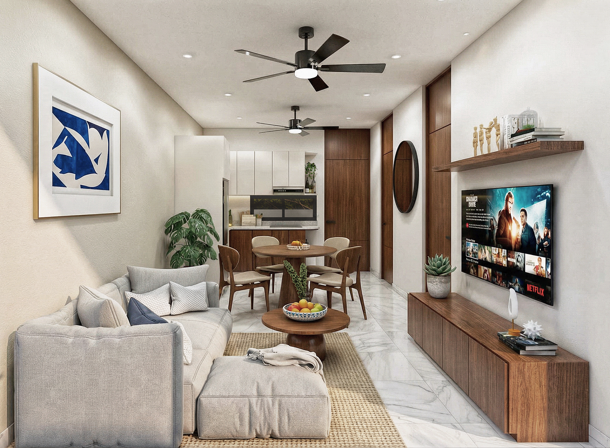 Departamento en Venta con Amenidades en Piin. Temozón Norte, Mérida