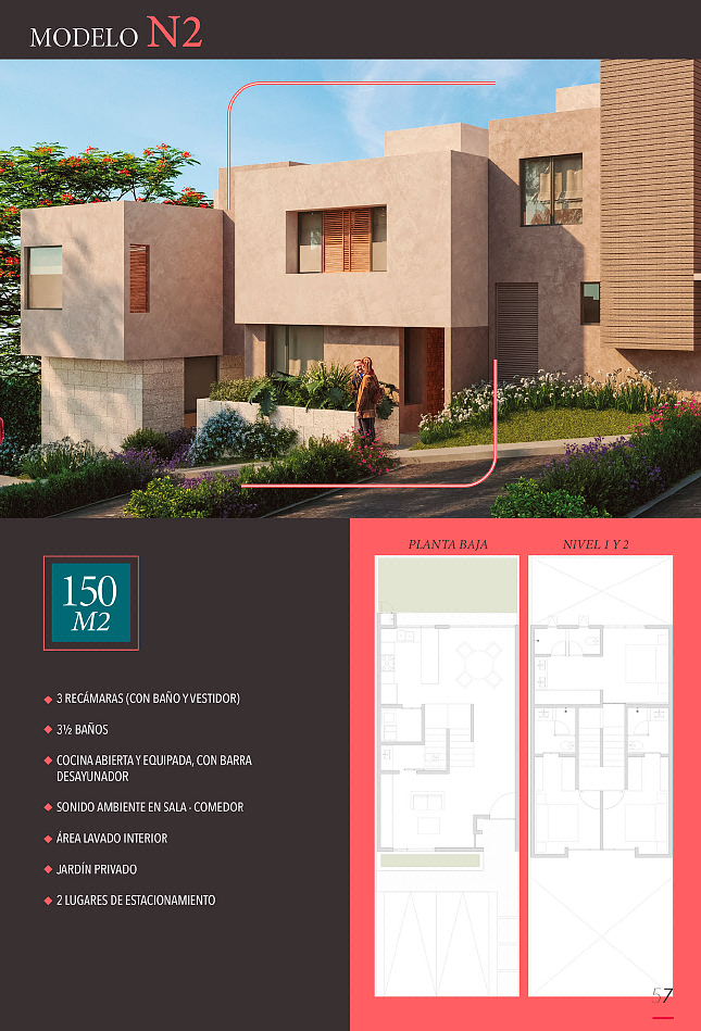 Casa Zakia Naara Modelo "N2" Zona Town Center