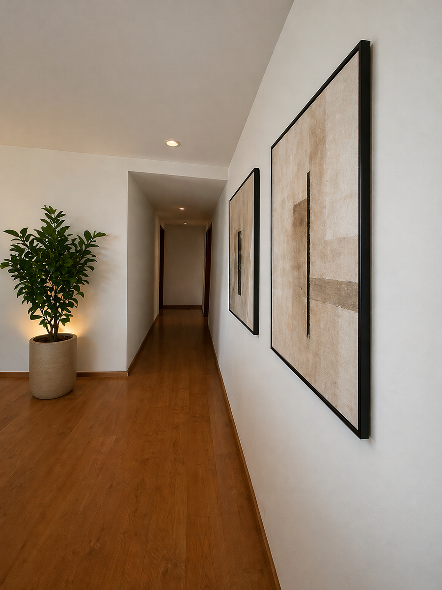 10 de 20: sala comedor con perspectiva hacia habitaciones